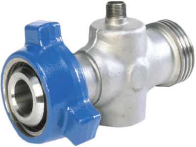 Hoffer Turbine Flowmeter, Wing Nut High Pressure Gas